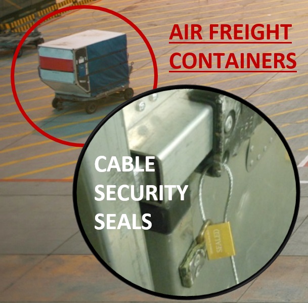 Sealing air cargo containers